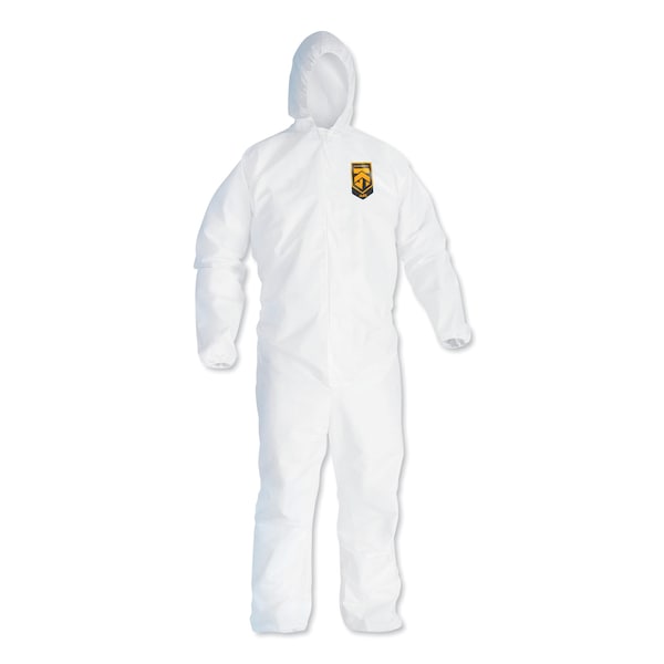 Kleenguard Coveralls, Breathable Microporous Film Laminate, White, X-Large KCC 44324 - main